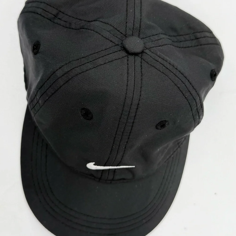 Nike Infant Toddler Hat Baseball Cap Adjustable Strap Back Black Sports‎ Dri-fit